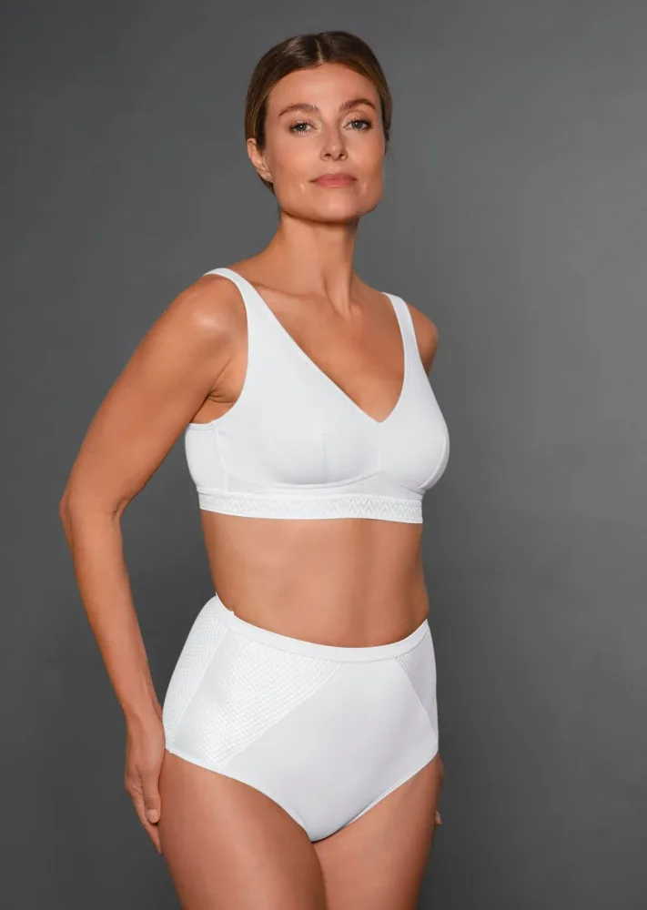Soft-BH ohne Bügel - weiss - Gr. 80 D von Goldner Fashion