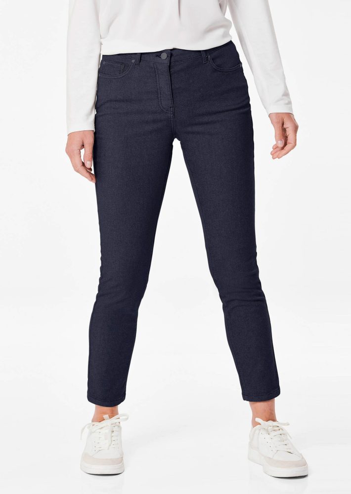 7/8-Jeans BELLA in Super-Stretch-Qualität - marine - Gr. 20 von Goldner Fashion