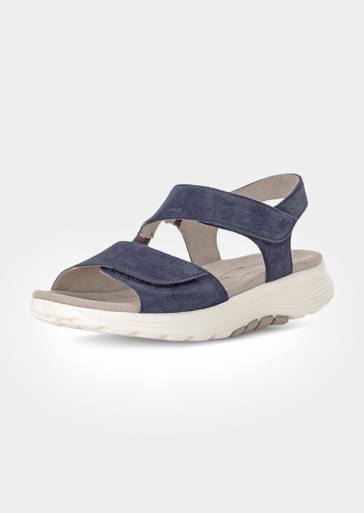 Sandalen mit Klettverschluss - marine - Gr. 3,5 von Goldner Fashion
