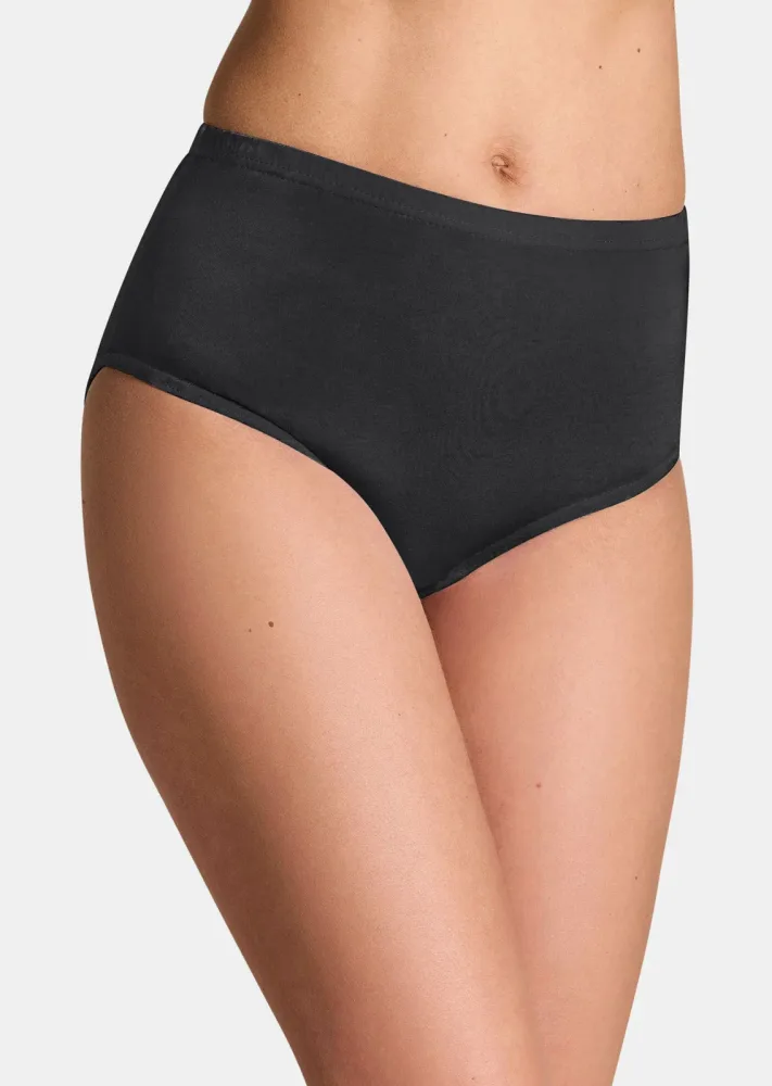 Hüftslip im 7er-Pack - schwarz - Gr. 38 von Goldner Fashion