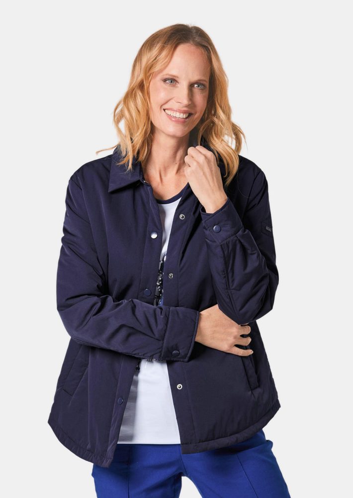 Leicht wattierte Jacke - marine - Gr. 19 von Goldner Fashion