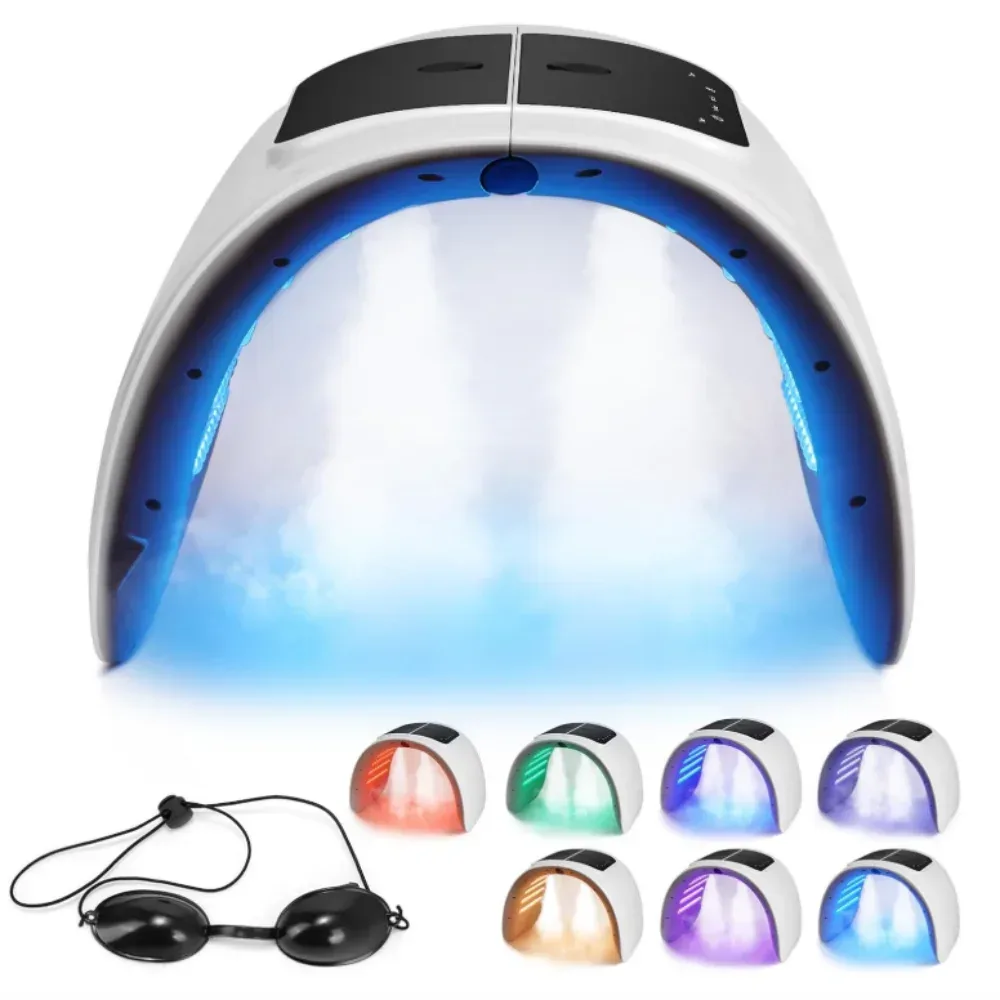 GECOFEER 7 Farben PDT LED-Maske 2026 Professionelles Gesichts-Rotlichttherapie-Gerät zur Hautstraffung Anti-Falten Schönheitsmaschine Hautverjüngungsgerät