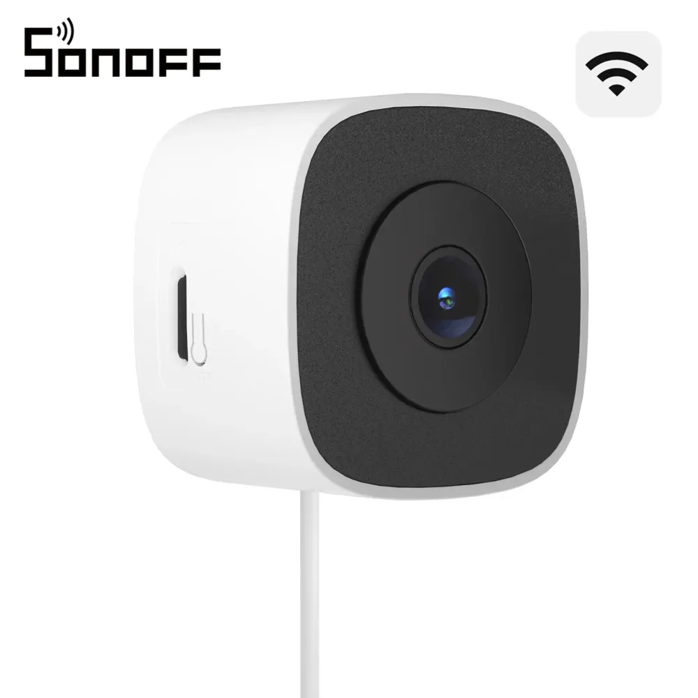 SONOFF CAM-S3W CAM GlassView 2K Intelligente Fensterkamera 2.4G/5GHz Wi-Fi Farbnachtsicht KI-Menschen- und Bewegungserkennung Haussicherheit