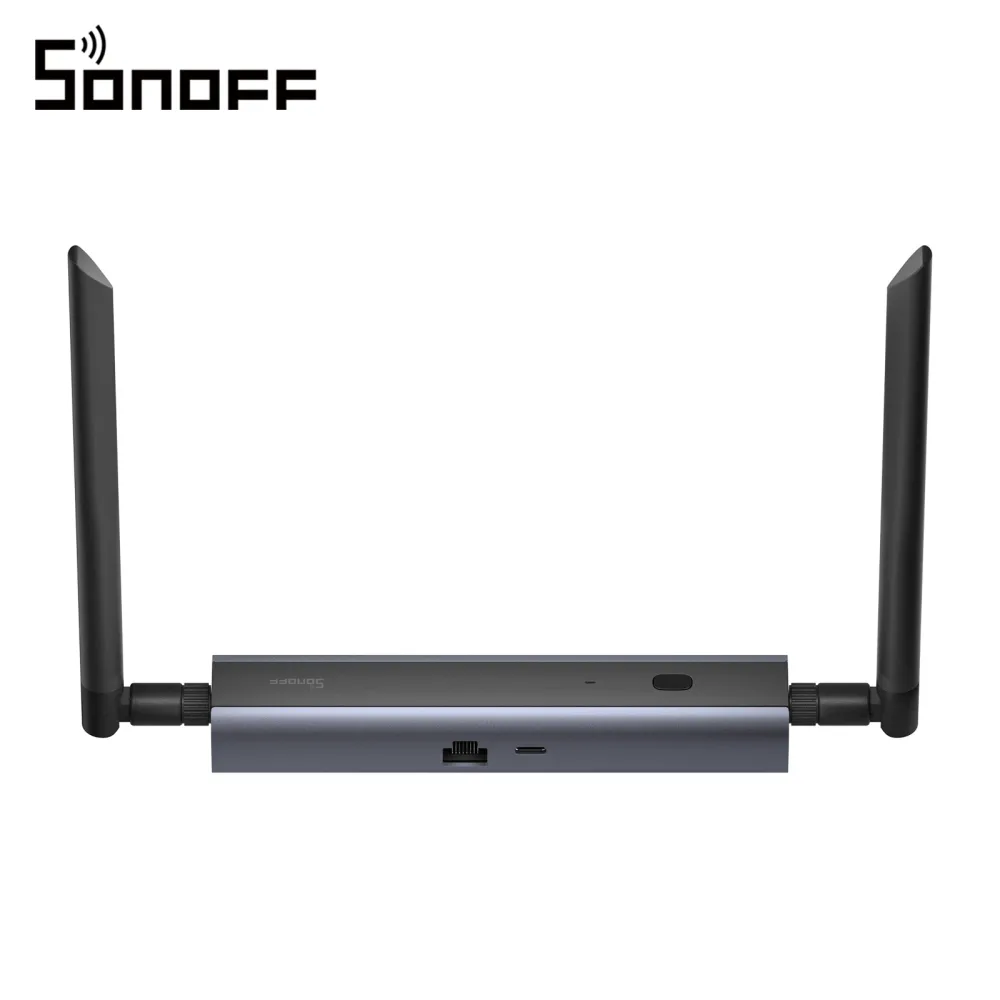 SONOFF Dongle-M Dongle Max Zigbee & Thread Gateway mit PoE ? High-Performance Chipsatz, Dual-Antenne, Ethernet, USB Anschluss