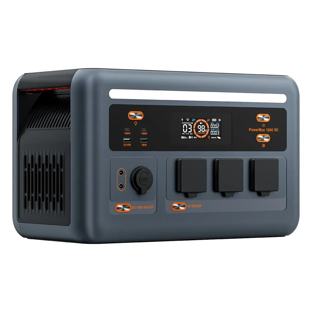 Oscal PowerMax 1800SE Tragbare Powerstation 1024Wh LiFePO4-Akku, 1800W Nennleistung/3600W Spitzenleistung, 10 Steckdosen für Outdoor-Aktivitäten