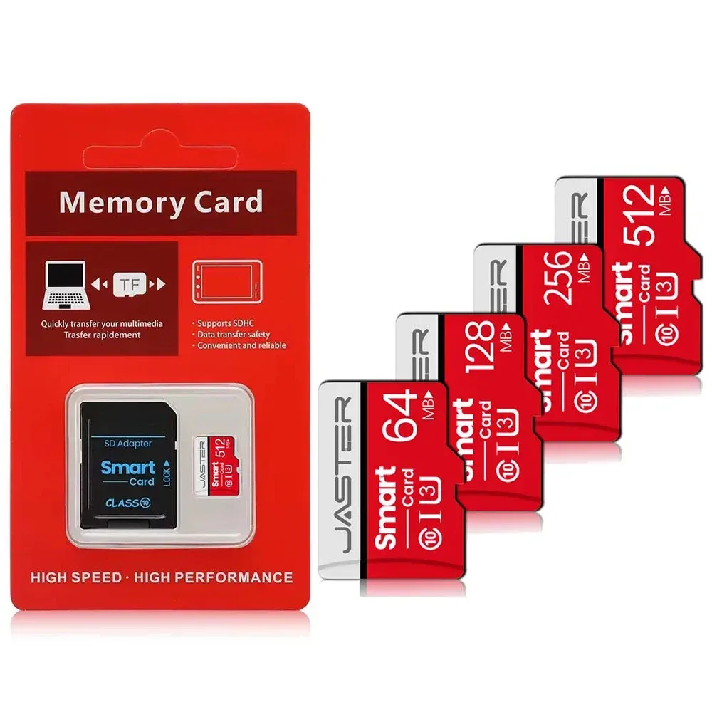 JASTER Speicherkarte mit kleiner Kapazität 64MB 128MB 256MB 512MB Micro-Karte 128M SD-Karte Micro-Karte