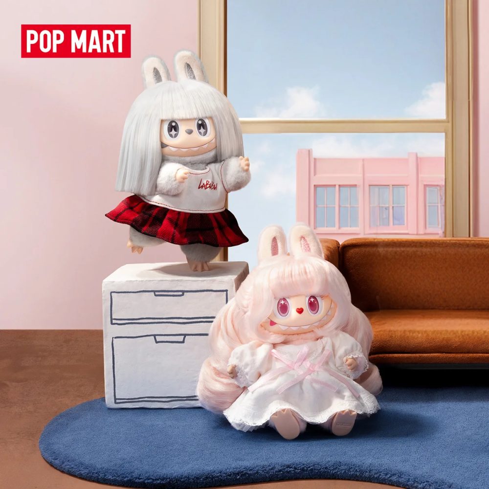 ?EU?POP MART THE MONSTERS Friseursalon-Serie - Vinyl-Plüsch-Anhänger Blindbox 1 Stück/6 Stück Mystery Box Sammlerstück LABUBU Geschenk
