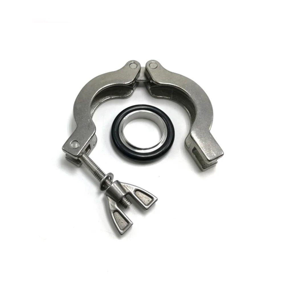 Kf10 kf16 kf25 kf40 kf50, Gummi dichtung halterung Vakuumröhren klemme aus Aluminium legierung, Vakuum balg klemmen