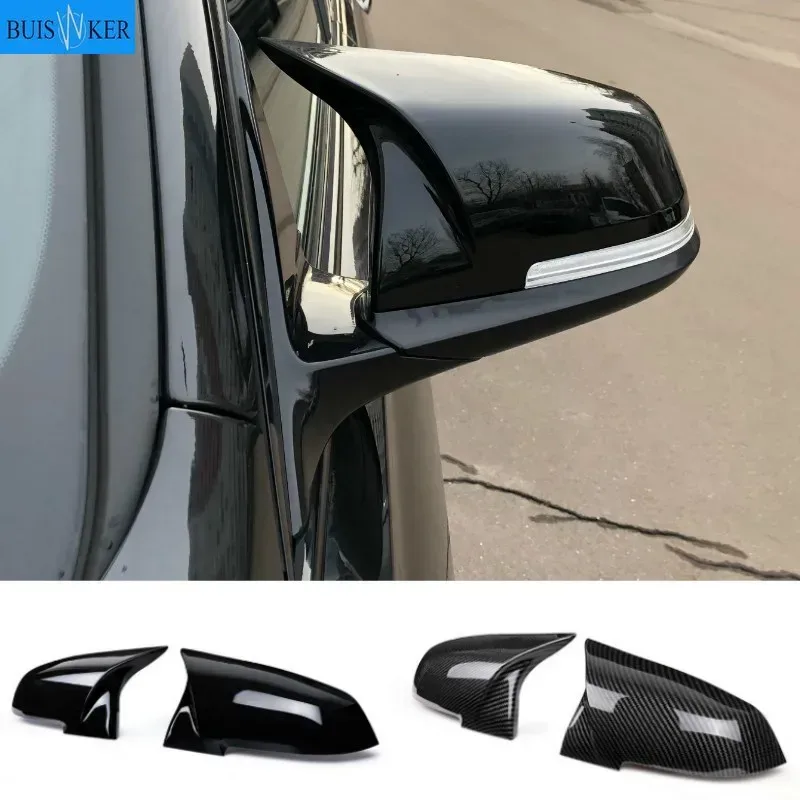 Für BMW 1 2 3 4 Serie F20 F30 F31 F32 F36 2012 - UP 320i 328i 330d 335i M3 M4 Look Ersatz-Stil Kohlefaser-Spiegelabdeckung