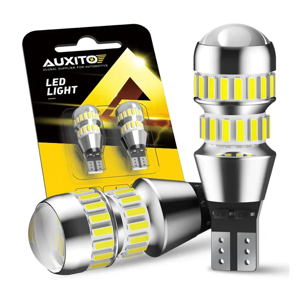 AUXITO 2Pcs 2000LM T15 LED Lampe Licht W16W LED Canbus Kein Fehler 4014 42-SMD 912 921 birne Auto Backup Reverse Licht Auto Lampe 6000K