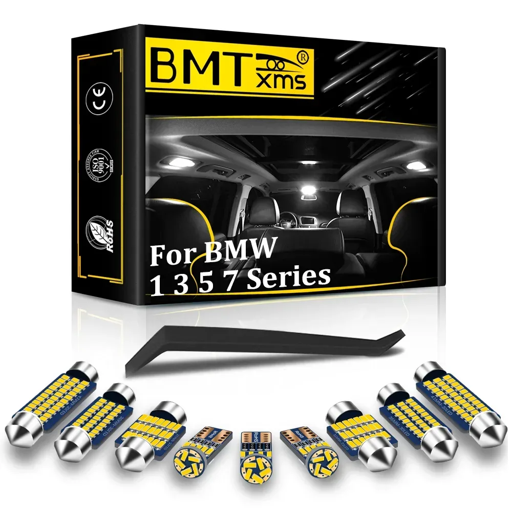 BMTxms Für BMW 1 3 5 7 Serie E87 E81 F20 E36 E46 E90 E91 E92 E93 F30 E39 E60 E61 F10 F11 E38 E65 E66 F01 F02 Innenbeleuchtungssatz