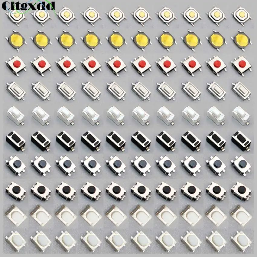 100 stücke Auto Fernbedienung Schlüssel Touch Schalter Tactile Push Button Schalter Für Hyundai Nissan Honda VW Toyota Kia Peugeot
