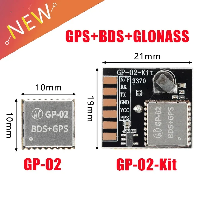 GPS + BDS + GLONASS dual modus ATGM336H GPS timing modul GP-02 Positioning Navigation Empfänger SOC Modul