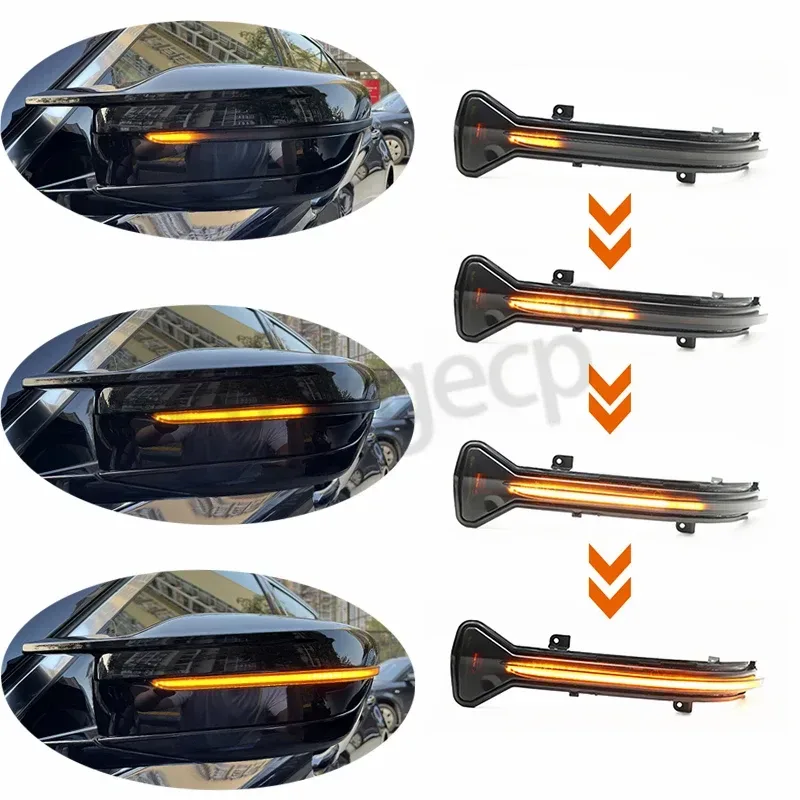 Für BMW 3 5 6 7 8 Serie G20 G30 G31 G32 G11 G12 G14 G15 M5 F90 Seite Spiegel Anzeige Auto LED Dynamische Blinker Licht Blinker