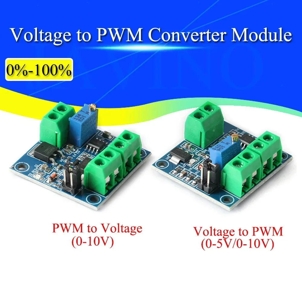 1/5/10 Stück Spannung zu PWM Konverter Modul 0 %-100 % zu 0-5 V 0-10 V Digital zu Analog Signal PWM Einstellbares Leistungsmodul
