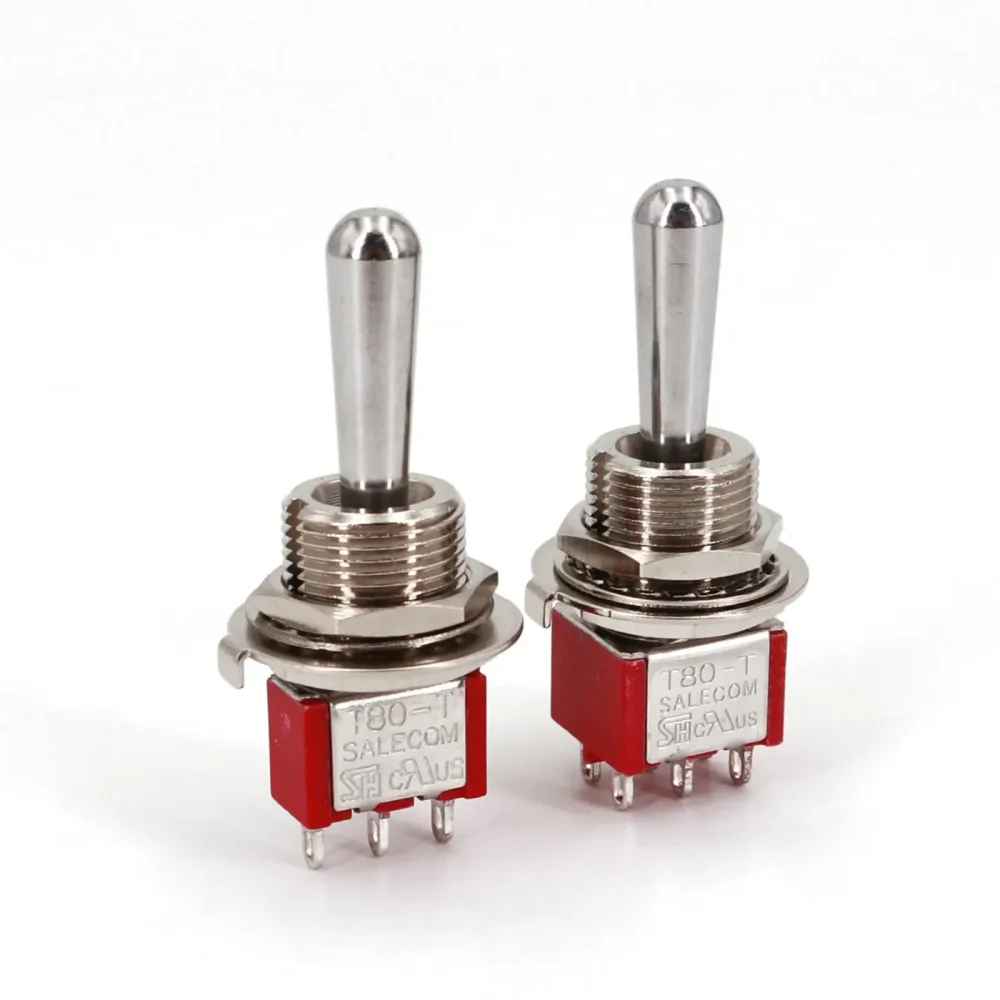 SH T80-T Z1-Serie, großer langer Griff, 12 mm, Schalttafelmontage, Mini-Kippschalter, 5 A, 125 VAC