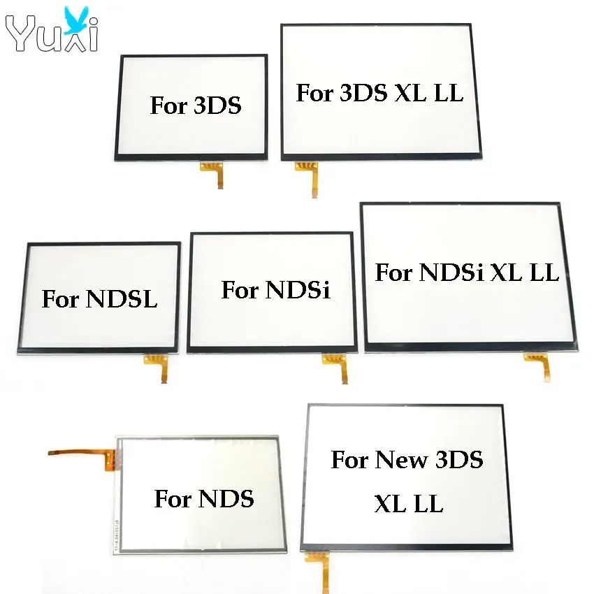 YuXi Ersatz Touch Screen Panel Display Digitizer Glas Für DS Lite DSL Für NDSL NDSi Neue 3DS XL LL Konsole