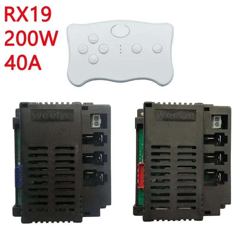 Weelye RX19 40A 4WD Kinder-Elektroauto 2,4 G Fernbedienungsempfänger, Wellye Ride on Toys Receiver mit Smooth Start-Funktion