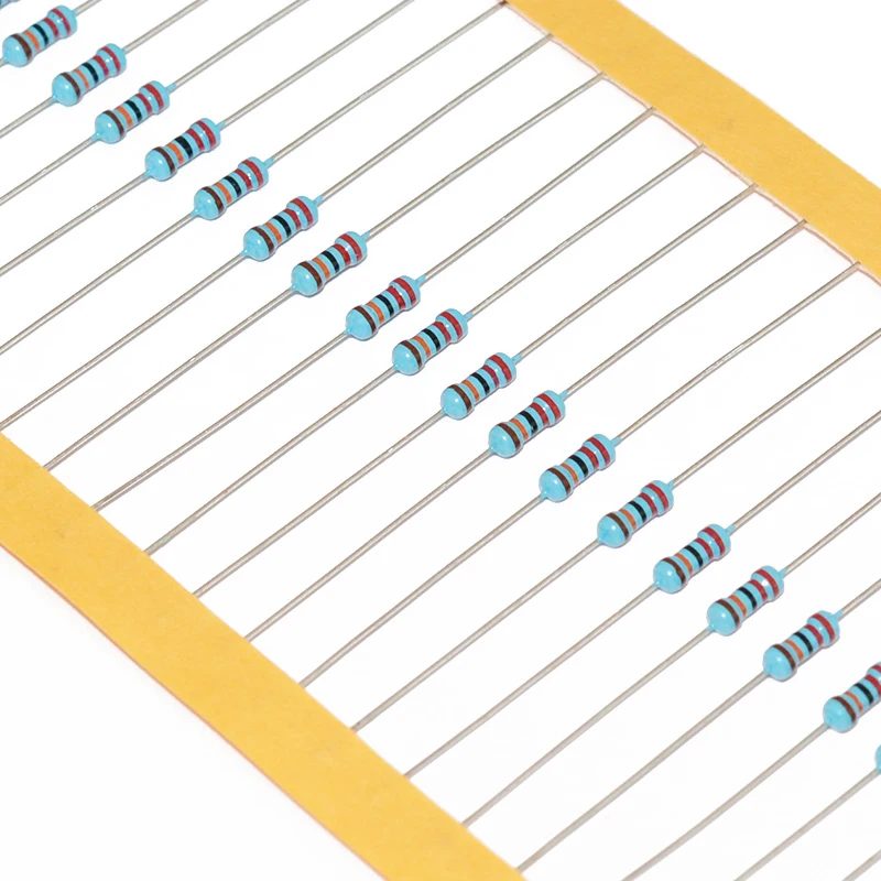 100 Stück 1/4 W Metallschichtwiderstand 2R4 2R7 3R 24R 27R 30R 240R 2K4 2K7 3K 2,4 2,7 3 24 27 30 240 270 300 K Ohm M 0,125 W 0R--10M