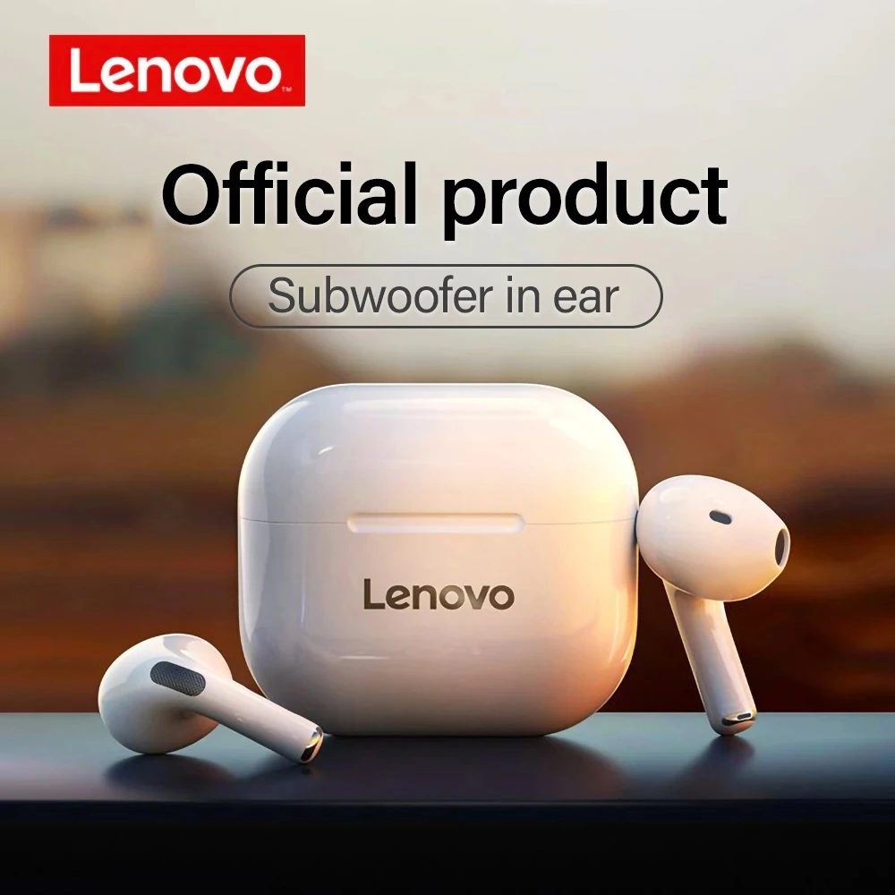 Original Lenovo LP40 drahtlose kopfhörer TWS Bluetooth Kopfhörer Touch Control Sport Headset Stereo Ohrhörer Für Telefon Android