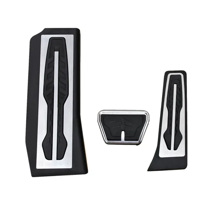 3 stücke Auto styling Edelstahl Kraftstoff Gas Brems Fuß Pedal Accelerator Abdeckung Kit Für BMW 5-Serie G30 g31 2017