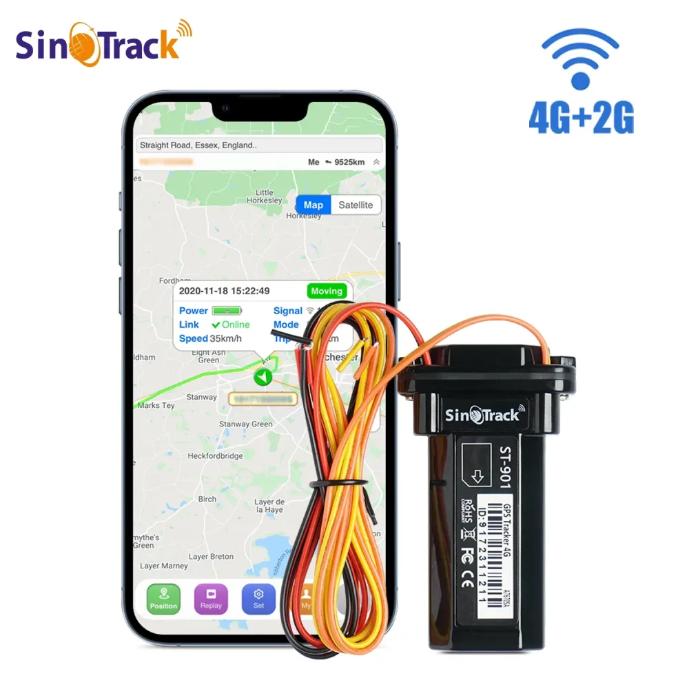 4G Mini-Tracker ST-901L Wasserdicht Eingebauter Akku GPS für Auto Fahrzeug-GPS-Gerät Motorrad mit Online-Tracking-Software