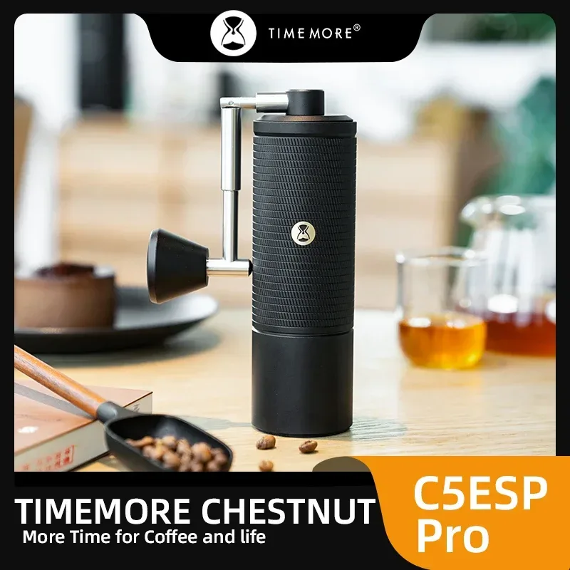 TIMEMORE Chestnut C5 ESP PRO Espresso Manuelle Handkaffeemühle Verstellbarer Stahlkern Grat SendReinigungsbürste OutdoorPortable