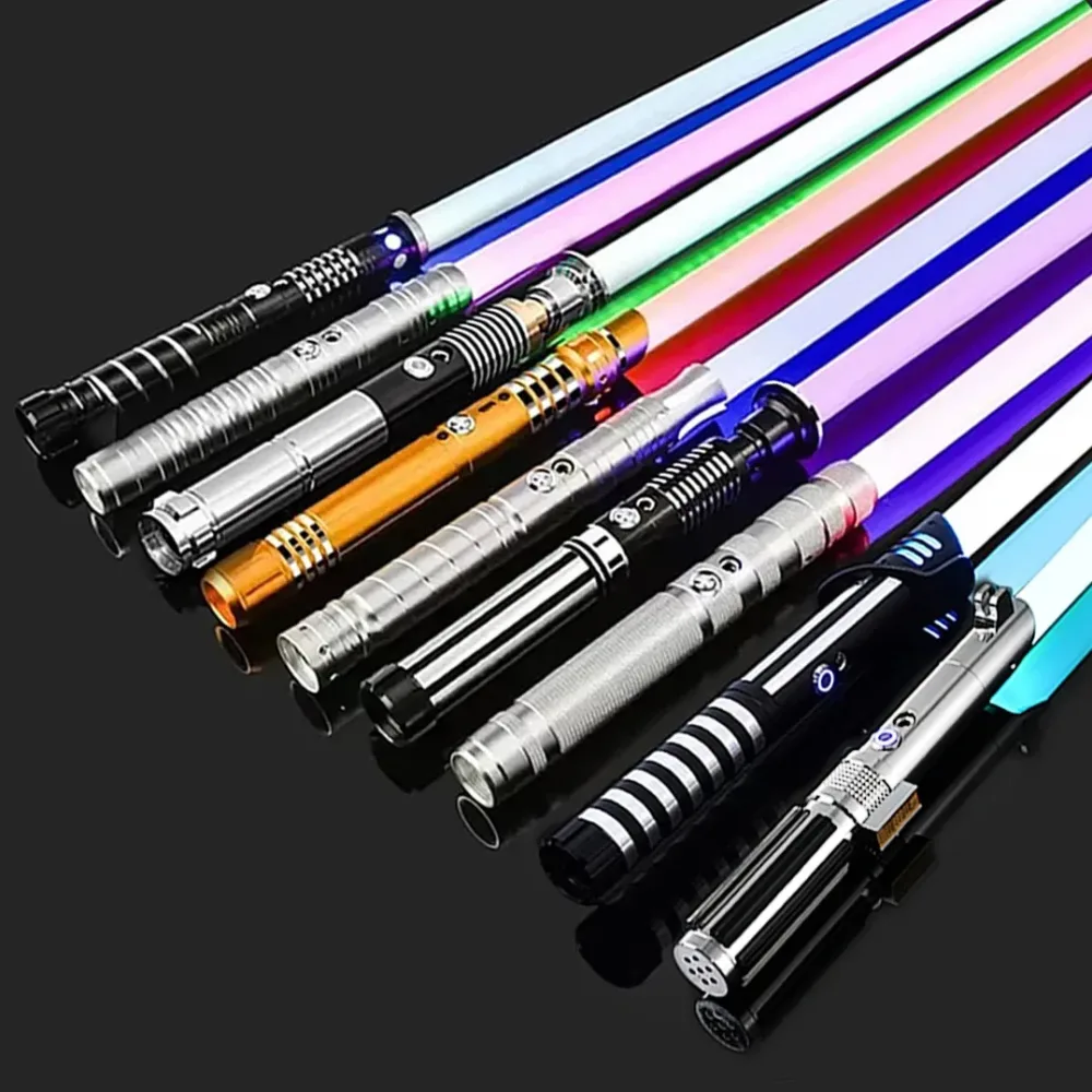 RGB Metall-Lichtschwert Spielzeug Lichtsäbel Espada Brinquedos Sabre De Luz Juguetes Kpop Lightstick Zabawki Oyuncak