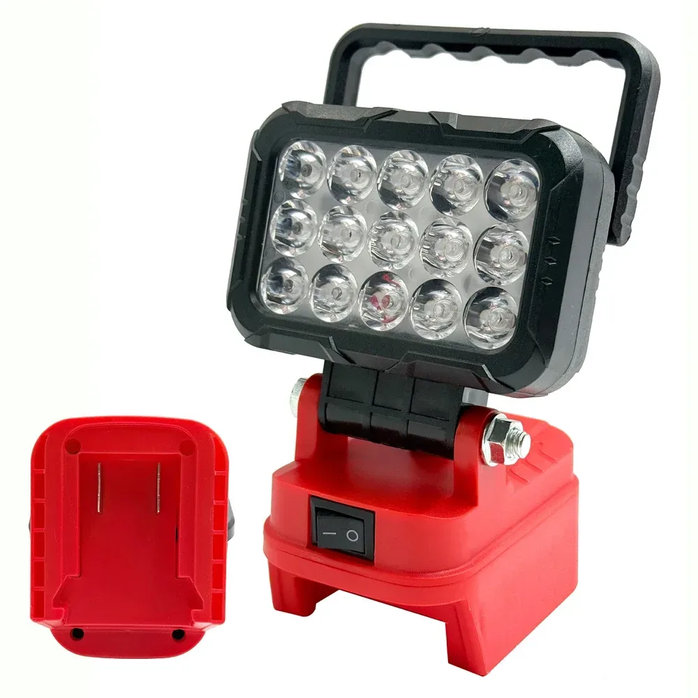 LED-Licht für Milwaukee-Akku M-18, 3 Zoll, tragbarer Scheinwerfer, kabellos, für Arbeiten im Freien, Angeln, Handnotfall-Werkzeugleuchte