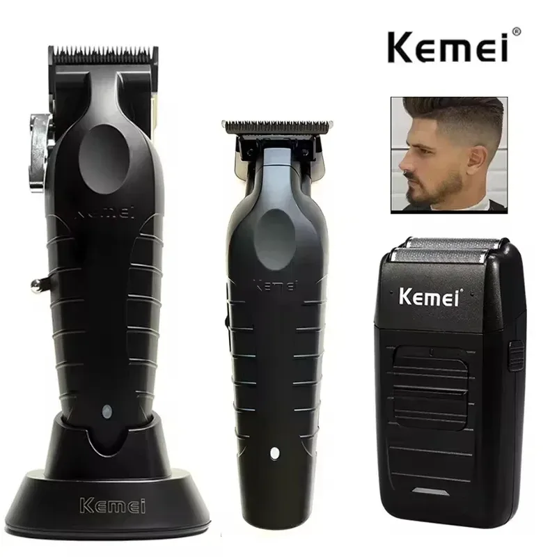 Kemei KM-2296 KM-2299 KM-1102 Haarschneidemaschine Kit Herren Elektrorasierer Haarschneidemaschine Professionelle Haarschneidemaschine