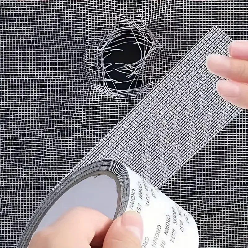 1 Stück, einfach anzubringendes, wasserdichtes Reparaturband für Fenstergitter ? halten Sie Mücken mit unserem Anti-Insekten- und selbstklebenden Netzpflaster aus