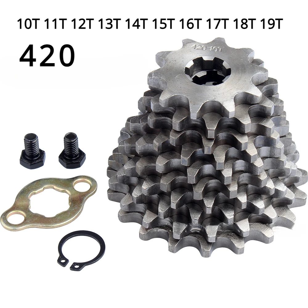 420 Zahnrad vorne Motor Kettenrad 17mm für 70cc 110cc 125cc Pit Dirt Bike Ersatz zubehör