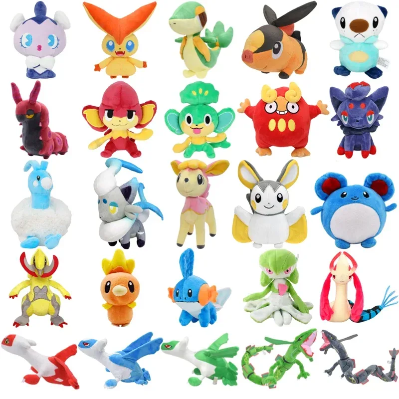 Pokemon Gothita Altaria Scolipede Latias Latios Milotic Rayquaza Plüschtiere Anime Gardevoir Mudkip Zorua Peluche Puppen Geschenk Kinder