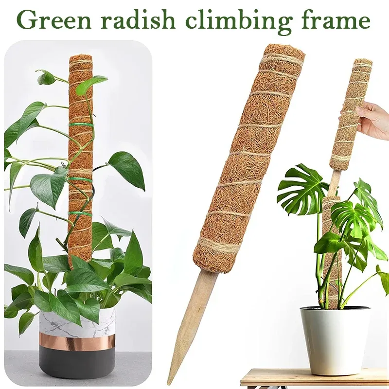 30/40/50 cm Pflanze Klettern Kokos Totem Pole Sichere Gartenarbeit Kokosnuss Stick Für Klettern Pflanzen Reben und Creepers Anlage Unterstützung