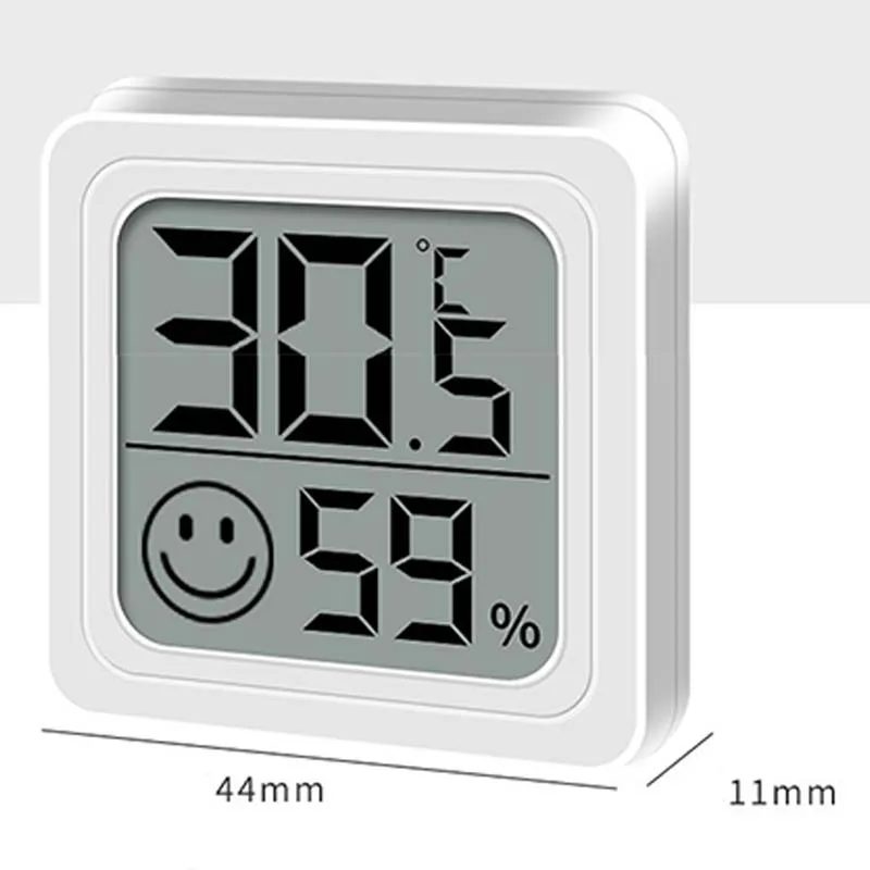 Mini LCD Digital Thermometer Hygrometer Innenraum Temperatur Luftfeuchtigkeit Meter Sensor Gauge Wetterstation