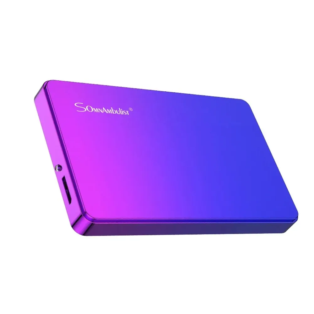 Somnambulist HDD 2,5 Zoll tragbare externe Festplatte 250GB 320GB 500GB 1TB USB 3,0 Speicher kompatibel für PC-Laptops TV PS4 Xbox