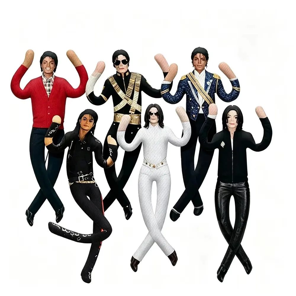 Neuer Stil Michael Jackson Cosplay Requisiten-Puppe Plüsch-Stoffpuppe Raumdekoration Abstrakte Gelenkbewegliche Requisiten Geschenk
