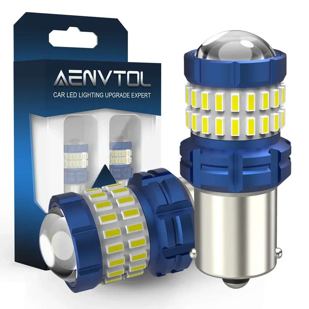 AENVTOL 2 Stück Canbus S25 1156 BA15S P21W LED-Lampen Backup Rückfahrlicht Tagfahrlicht Bremsblinker Lampe Fehlerfrei