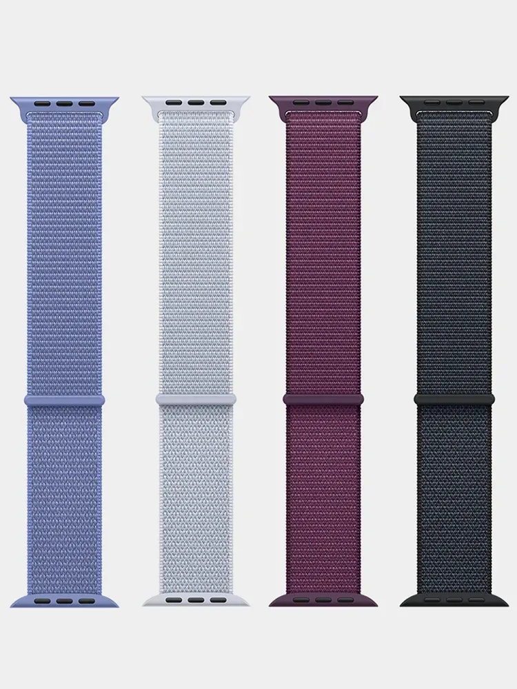 Nylon-Schlaufenarmband für Apple Watch-Armbänder 46 mm 44 mm 45 mm 40 mm 41 mm 42 mm Armband iWatch Serie 11 10 9 SE 8 7 6 5 4 Ultra 3 2 49 mm