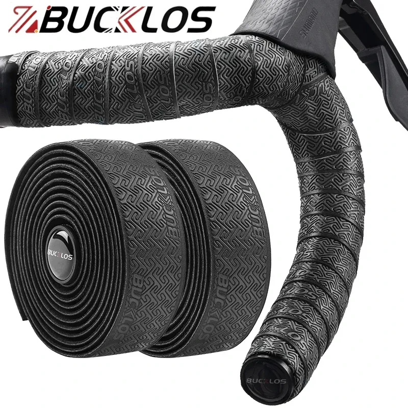 BUCKLOS Rennrad Lenkerband Rutschfestes PU EVA Fahrradlenkerband Rennrad Drop Bar Tape Rennrad Zubehör