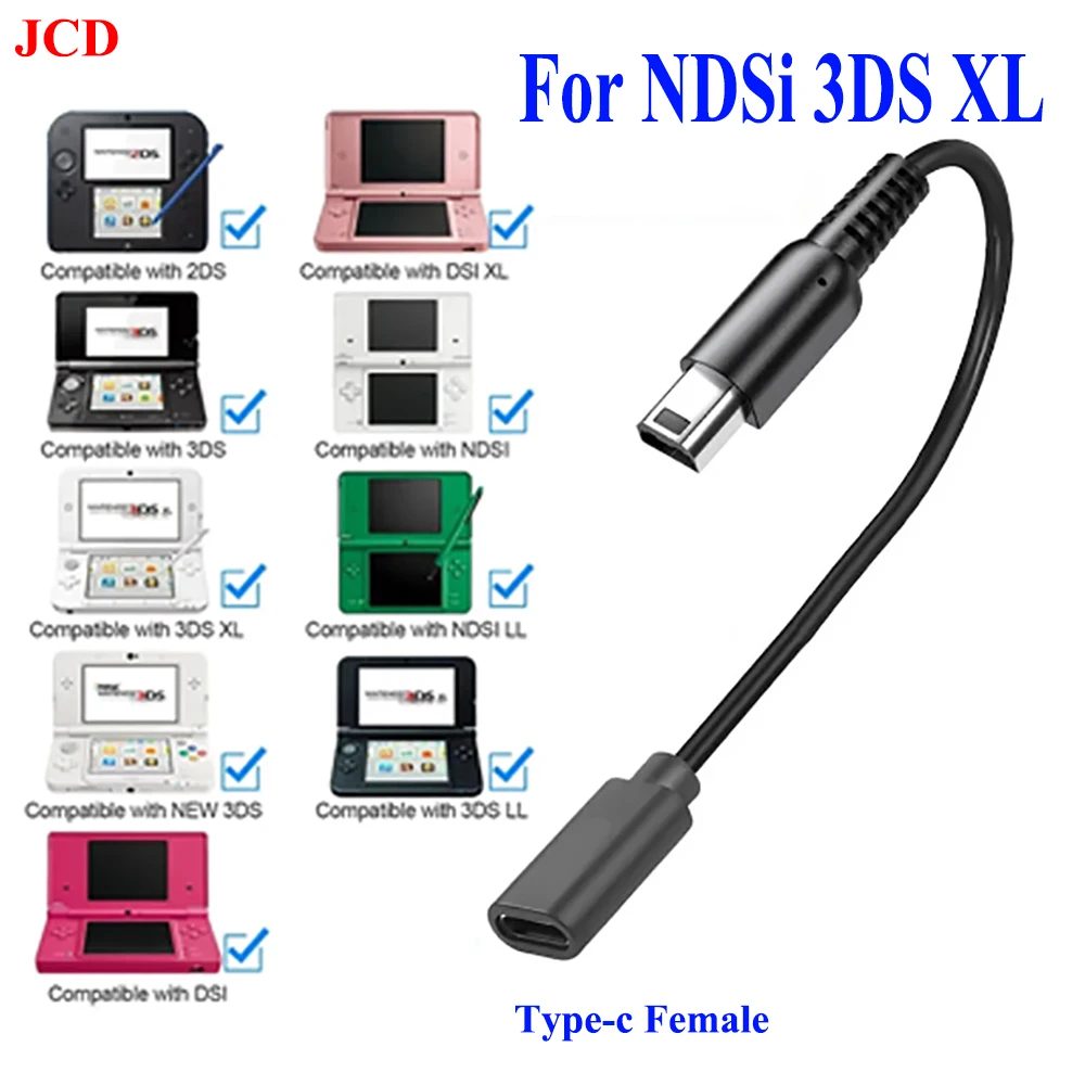 Für NDSI 3DS 2DS XL/LL Neue 3DSXL/3DSLL 2dsxl 2dsll Power Line USB C Ladegerät kabel Kabel Draht Typ C