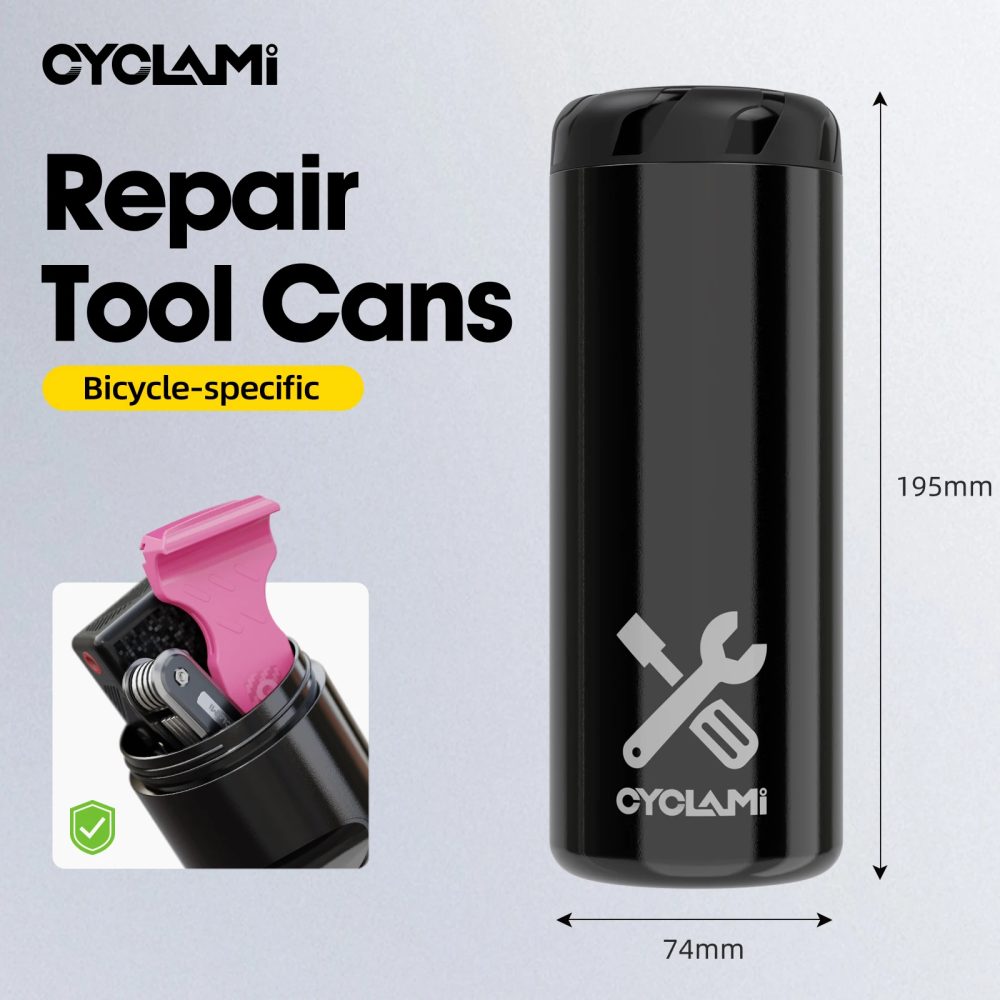 CYCLAMI Tragbare Radfahren Werkzeug Box MTB Road Fahrrad Kapsel Boxen Tragen Flasche Käfig Lagerung Reparatur Tool Kit Fahrrad Rahmen Ausrüstung