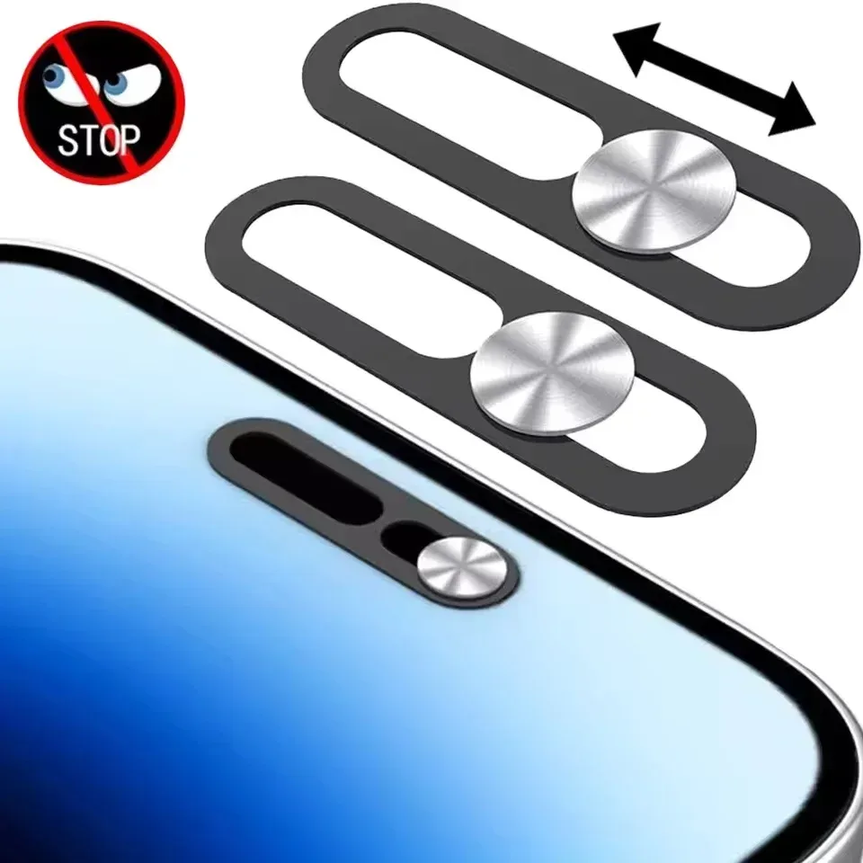 Webcam-Abdeckung Datenschutz Webcam-Schutzschieber für iPhone 16 Pro Max 16/15/14Pro/Pro MAX Ultradünne Kamera-Sicherheitsabdeckungen