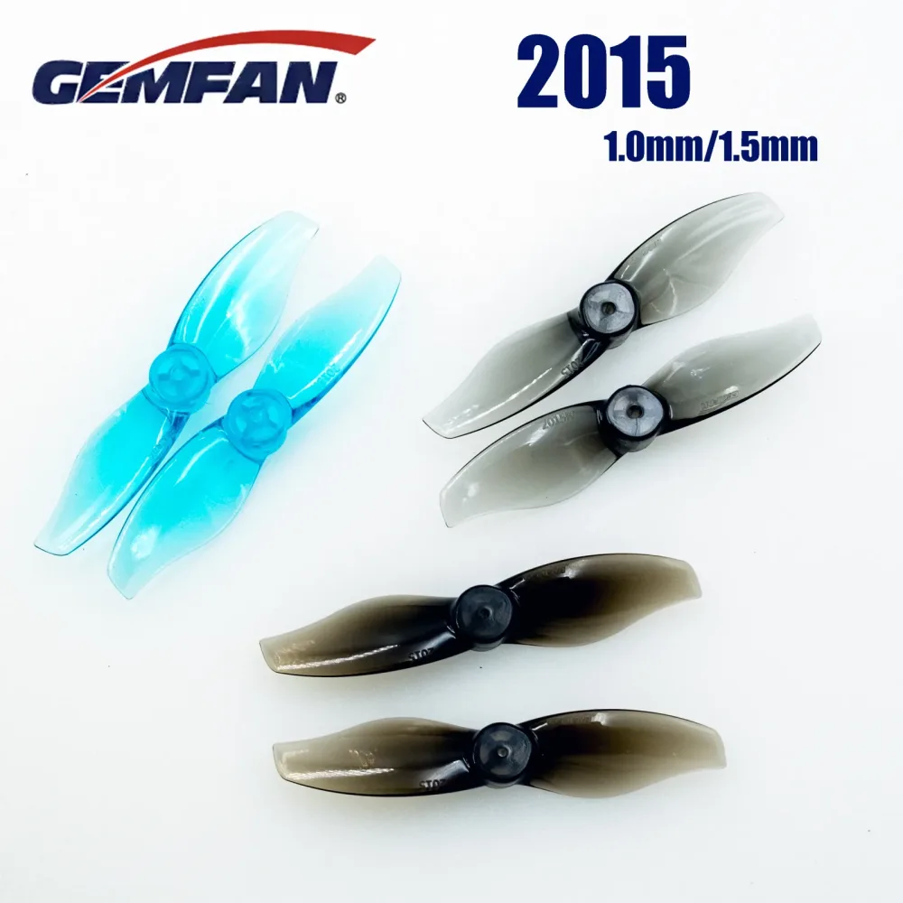 4 Paar GEMFAN 2015 Hurricane 2X1,5 2-Blatt PC Propeller 1,0 mm/1,5 mm für RC FPV Freestyle 2 Zoll Zahnstocher Drohne DIY Teile