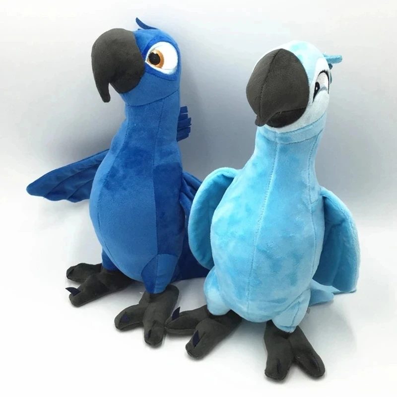 Neue Rio 2 Film Cartoon Plüschtiere 30cm blau Papagei Blu & Juwel Vogel Puppen Weihnachts geschenke für Kinder Plüsch tier