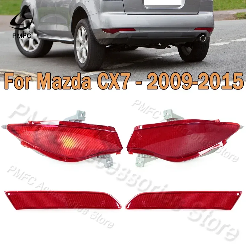 Bremslicht Heckstoßstange Nebelscheinwerfer Rückwärmungssignal Reflektorlampe für Mazda CX-7 CX7 2009 2010?2015 ohne Glühbirne