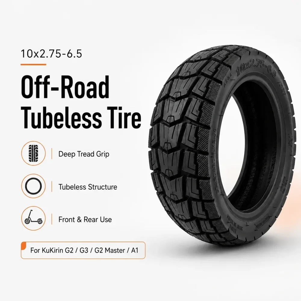 10x2.75-6.5 Hochleistungs-Vakuumreifen für KuKirin G2 G3 G2 Master A1 Scooter Offroad Vorder- und Hinterrad Reparaturreifen