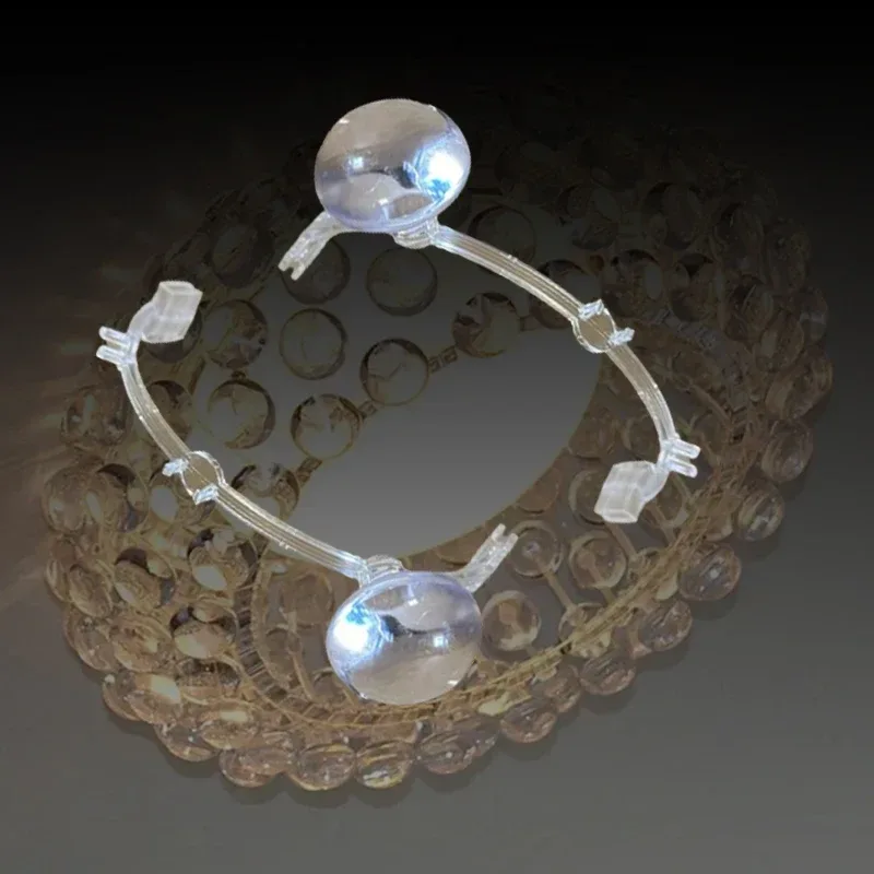 Schleifen für die Foscarini Caboche Lampe, Acryl-Pendelleuchte, transparente Zubehörteile