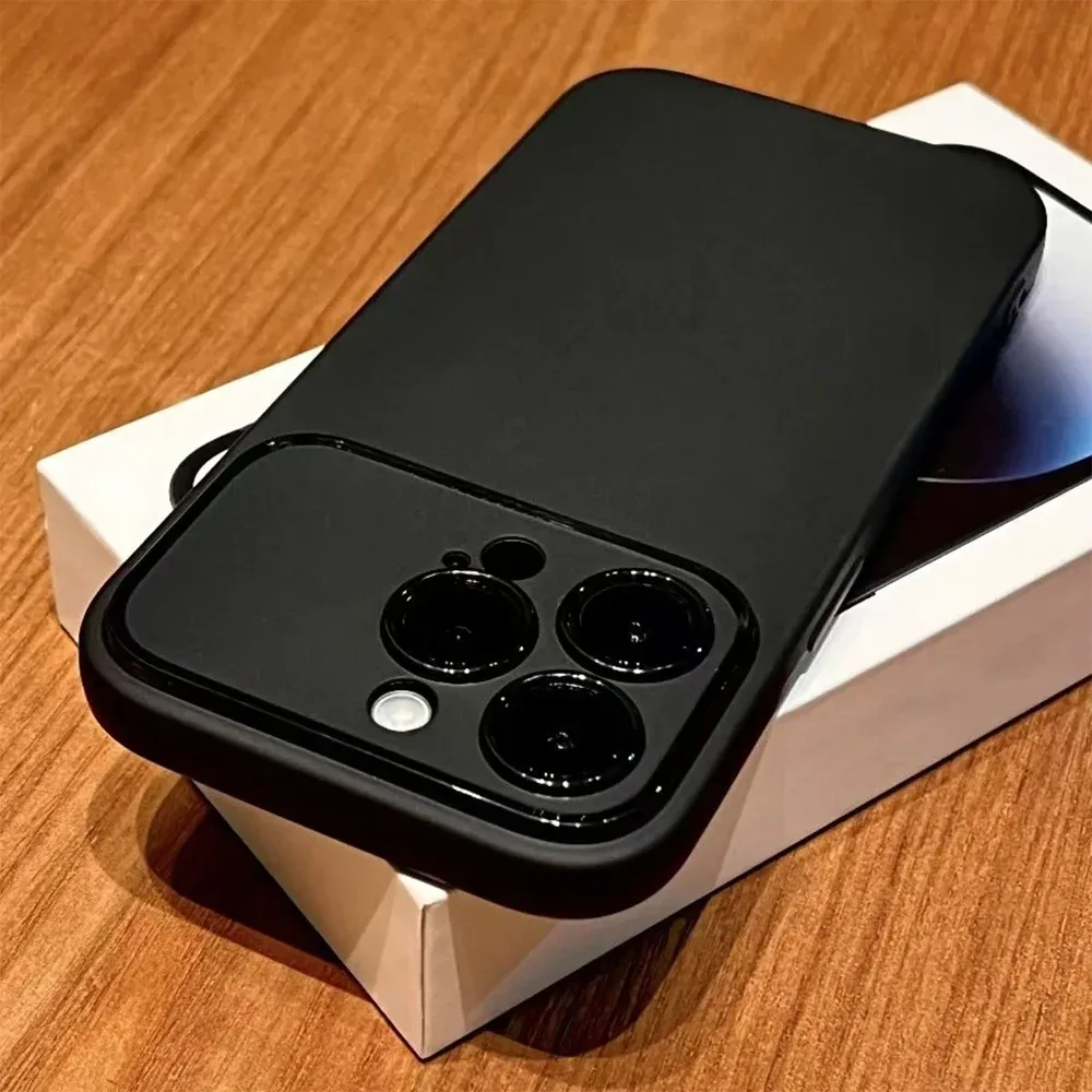 Luxuriöse Matte Weiche Silikon-Handyhülle für iPhone 18 17 16 15 14 13 12 11 Pro Max Plus XS X Seconds to 17 Stoßfeste Schutzhülle