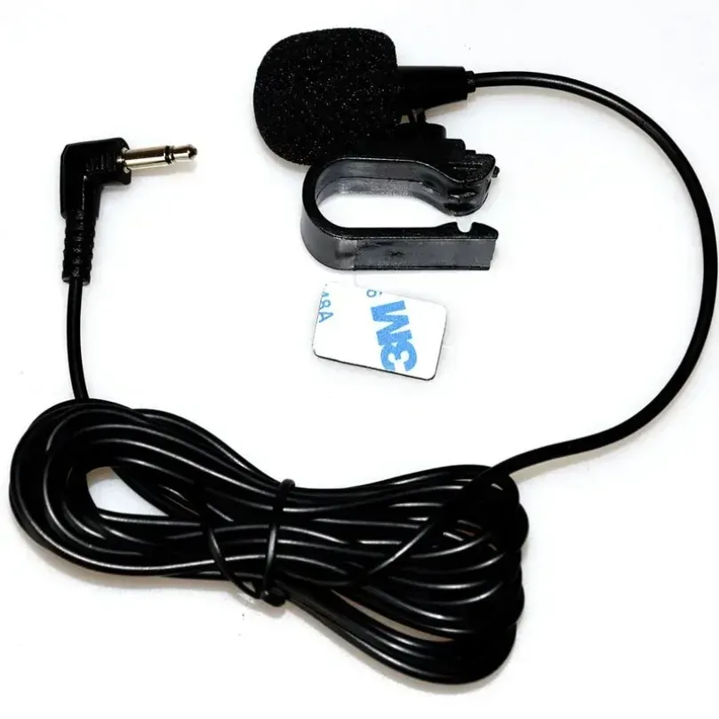 Auto Audio Mikrofon 3,5mm Clip Jack Stecker Mic Stereo Mini Wired Externe Mikrofon Für Auto DVD Radio Profis